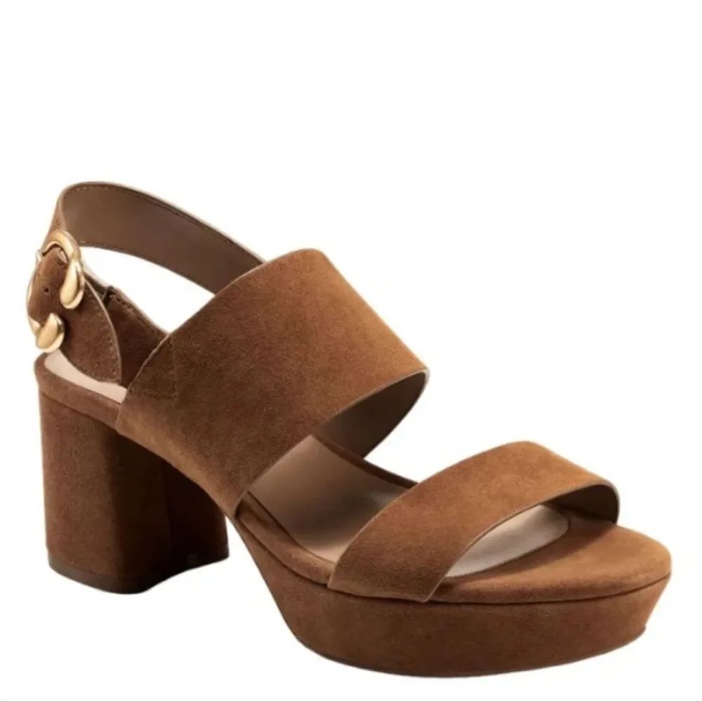 BRAND NEW AEROSOLES WOMEN'S PLATFORM BLOCK HEEL SANDAL G1